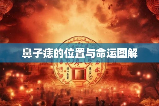 鼻子痣的位置与命运图解