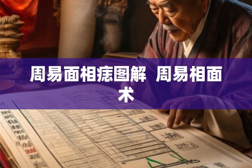周易面相痣图解  周易相面术
