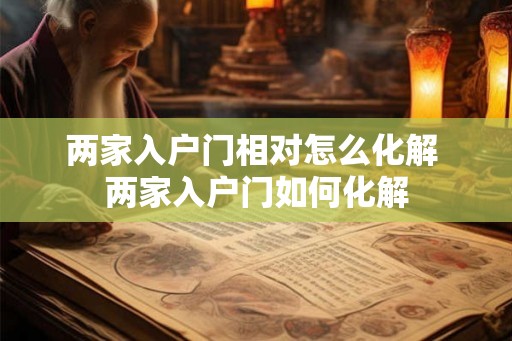 两家入户门相对怎么化解 两家入户门如何化解 两家入户门相对怎么化解 两家入户门如何化解