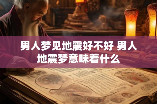 男人梦见地震好不好 男人地震梦意味着什么