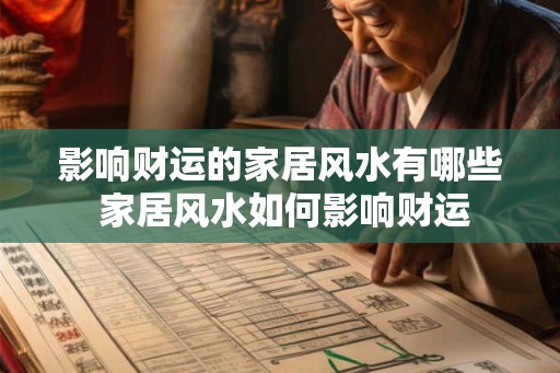 影响财运的家居风水有哪些 家居风水如何影响财运