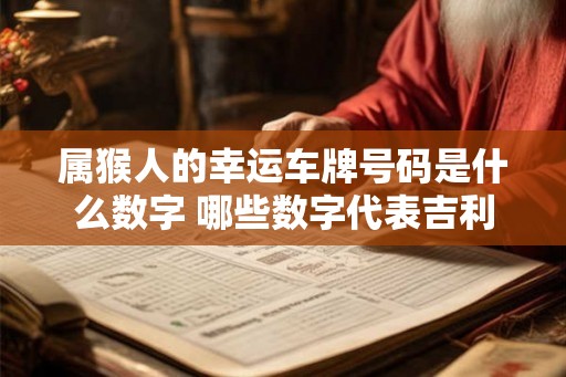 属猴人的幸运车牌号码是什么数字 哪些数字代表吉利