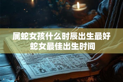 属蛇女孩什么时辰出生最好 蛇女最佳出生时间 属蛇女孩什么时辰出生最好 蛇女最佳出生时间