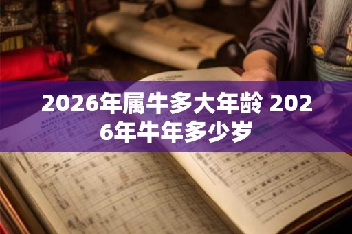 2026年属牛多大年龄 2026年牛年多少岁