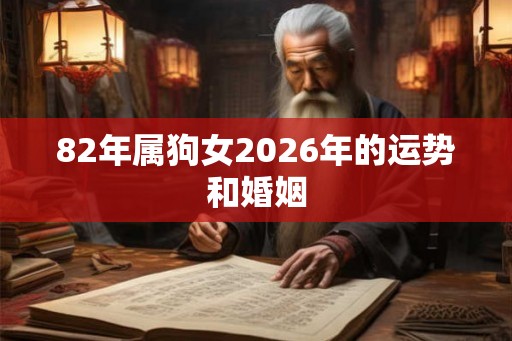 82年属狗女2026年的运势和婚姻