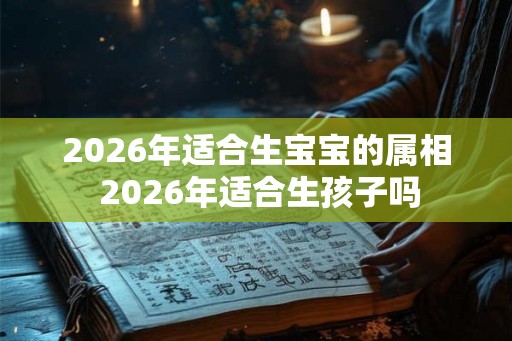 2026年适合生宝宝的属相 2026年适合生孩子吗