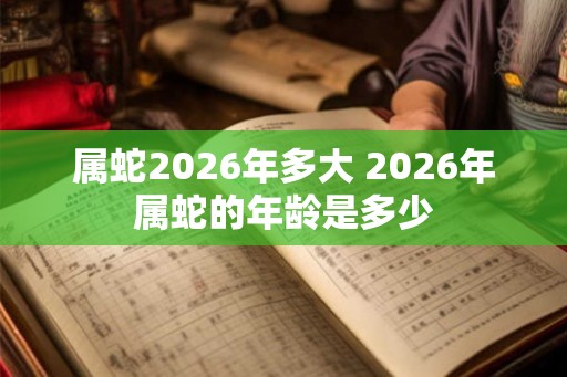属蛇2026年多大 2026年属蛇的年龄是多少