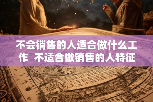 不会销售的人适合做什么工作  不适合做销售的人特征