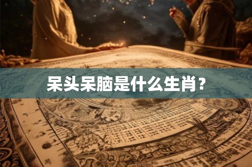 呆头呆脑是什么生肖？