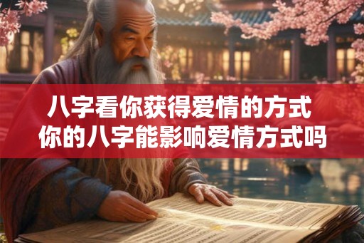 八字看你获得爱情的方式 你的八字能影响爱情方式吗