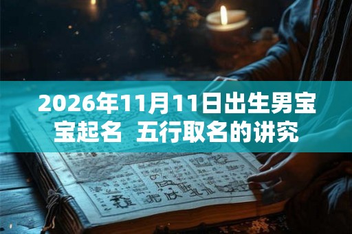 2026年11月11日出生男宝宝起名  五行取名的讲究