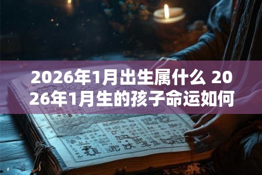 2026年1月出生属什么 2026年1月生的孩子命运如何 2026年1月出生属什么 2026年1月生的孩子命运如何