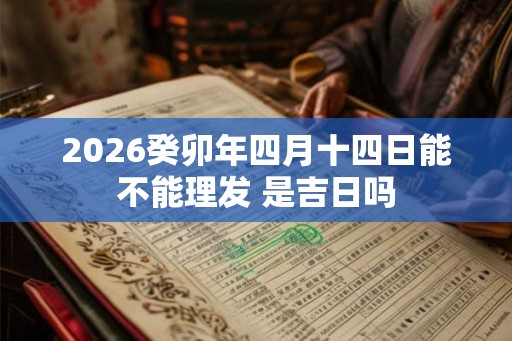 2026癸卯年四月十四日能不能理发 是吉日吗