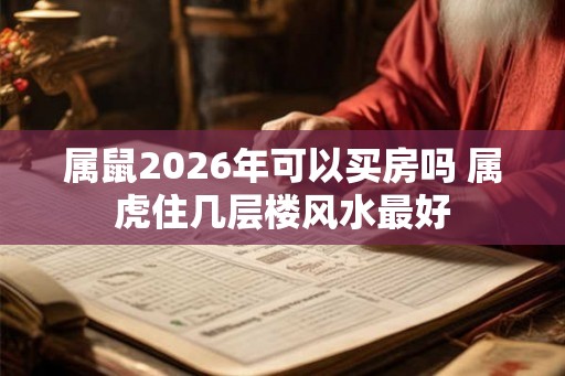 属鼠2026年可以买房吗 属虎住几层楼风水最好