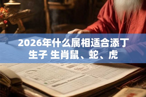 2026年什么属相适合添丁生子 生肖鼠、蛇、虎