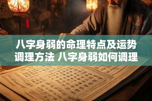 八字身弱的命理特点及运势调理方法 八字身弱如何调理