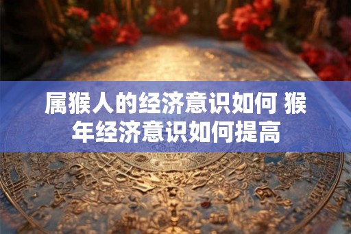 属猴人的经济意识如何 猴年经济意识如何提高 属猴人的经济意识如何 猴年经济意识如何提高