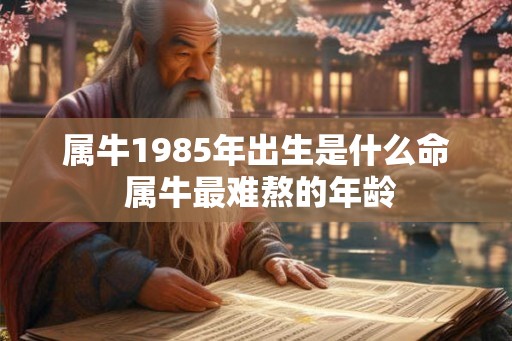 属牛1985年出生是什么命 属牛最难熬的年龄