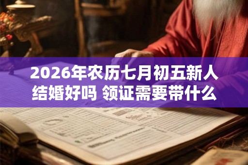 2026年农历七月初五新人结婚好吗 领证需要带什么证件