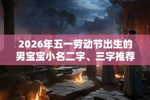 2026年五一劳动节出生的男宝宝小名二字、三字推荐