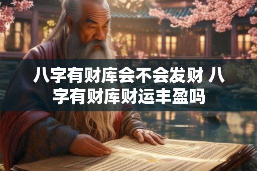八字有财库会不会发财 八字有财库财运丰盈吗