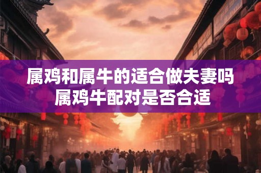 属鸡和属牛的适合做夫妻吗 属鸡牛配对是否合适