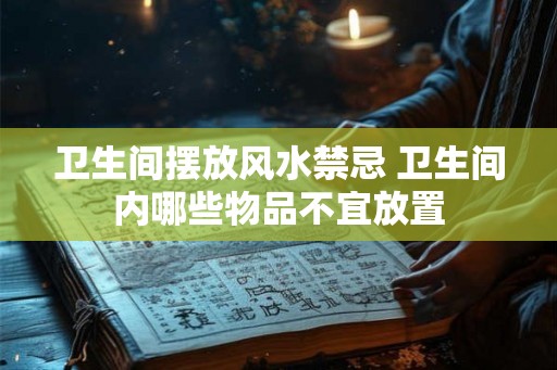 卫生间摆放风水禁忌 卫生间内哪些物品不宜放置