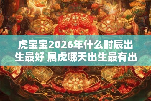 虎宝宝2026年什么时辰出生最好 属虎哪天出生最有出息