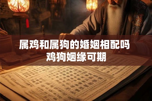 属鸡和属狗的婚姻相配吗 鸡狗姻缘可期