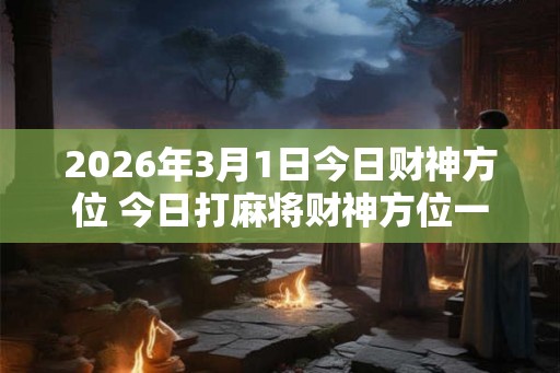 2026年3月1日今日财神方位 今日打麻将财神方位一览表 2026年3月1日今日财神方位 今日打麻将财神方位一览表