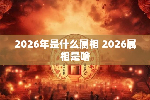 2026年是什么属相 2026属相是啥