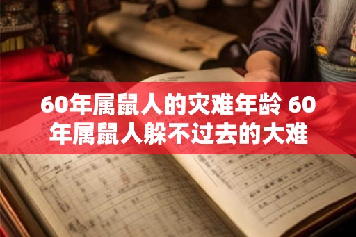 60年属鼠人的灾难年龄 60年属鼠人躲不过去的大难