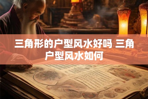 三角形的户型风水好吗 三角户型风水如何