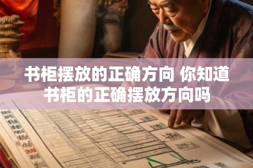 书柜摆放的正确方向 你知道书柜的正确摆放方向吗