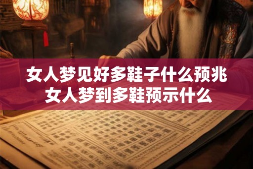 女人梦见好多鞋子什么预兆 女人梦到多鞋预示什么