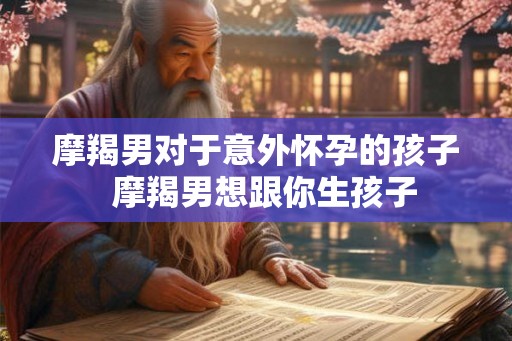 摩羯男对于意外怀孕的孩子 摩羯男想跟你生孩子 摩羯男对于意外怀孕的孩子 摩羯男想跟你生孩子