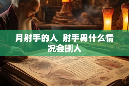 月射手的人  射手男什么情况会删人