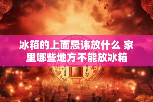 冰箱的上面忌讳放什么 家里哪些地方不能放冰箱
