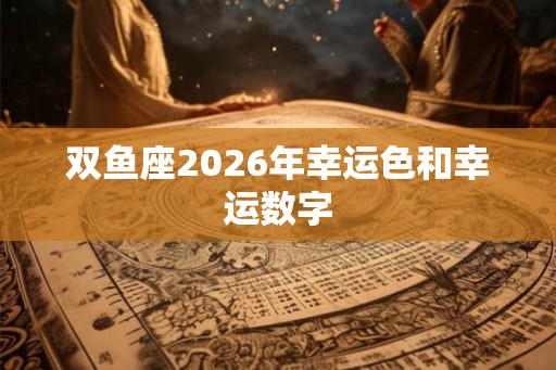 双鱼座2026年幸运色和幸运数字