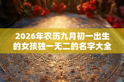 2026年农历九月初一出生的女孩独一无二的名字大全 2026年农历九月初一出生的女孩独一无二的名字大全