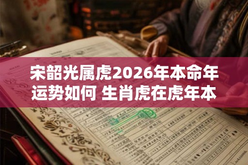 宋韶光属虎2026年本命年运势如何 生肖虎在虎年本命年每月运势