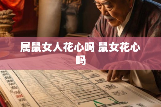 属鼠女人花心吗 鼠女花心吗