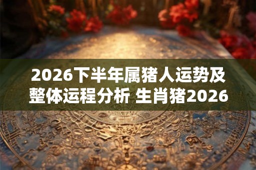 2026下半年属猪人运势及整体运程分析 生肖猪2026年运势好吗 2026下半年属猪人运势及整体运程分析 生肖猪2026年运势好吗