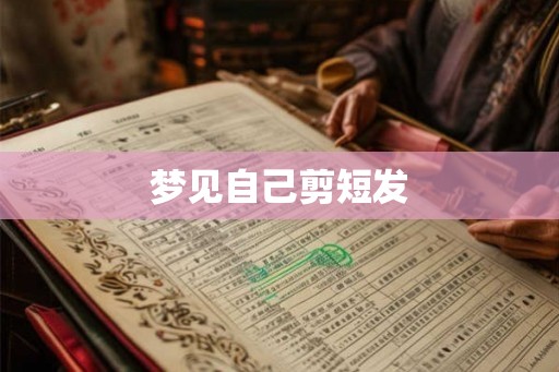 梦见自己剪短发 梦见自己剪短发