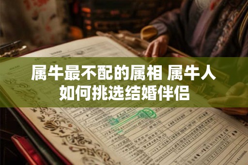 属牛最不配的属相 属牛人如何挑选结婚伴侣