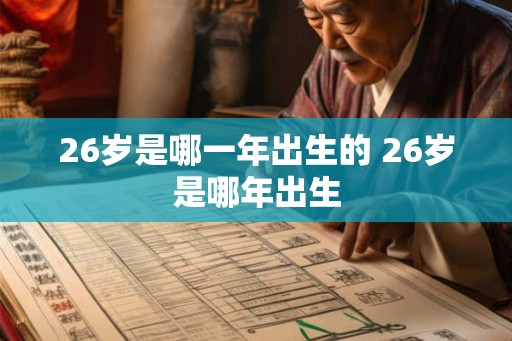 26岁是哪一年出生的 26岁是哪年出生 26岁是哪一年出生的 26岁是哪年出生