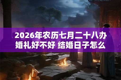2026年农历七月二十八办婚礼好不好 结婚日子怎么选
