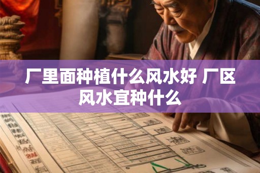 厂里面种植什么风水好 厂区风水宜种什么 厂里面种植什么风水好 厂区风水宜种什么