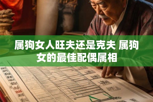 属狗女人旺夫还是克夫 属狗女的最佳配偶属相