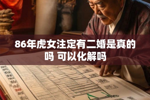 86年虎女注定有二婚是真的吗 可以化解吗